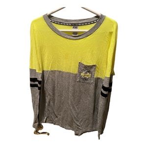 Women’s Pink by Victoria Secret T-shirt Long Sleeve Size SP